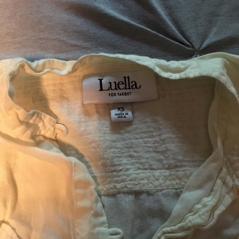 Vintage target “a Target 1st” soft yellow blouse